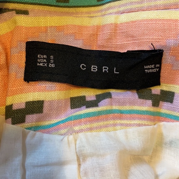 CBRL Pink and Green Patterned Blazer - Picture 2 of 2